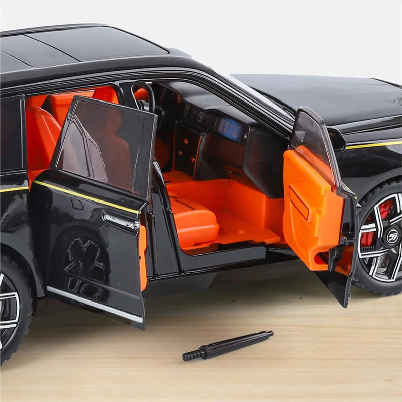 1/24 2025 Rolls Royce Cullinan SUV alliage modèle de voiture de luxe moulé sous pression en métal jouet voiture véhicules modèle son lumière Simulation enfants cadeau