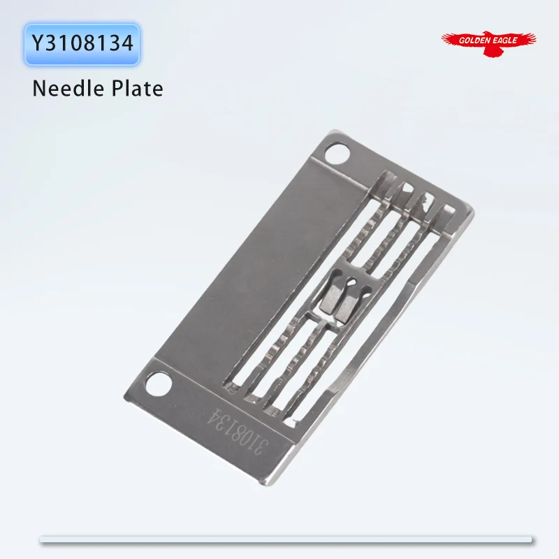 Y3108134 Needle Plate Fit Yamato VC2700M, VG2700, VF2300, VFS2513-8 Industrial Coverstitch Sewing Machines Needle Distance 5.6mm