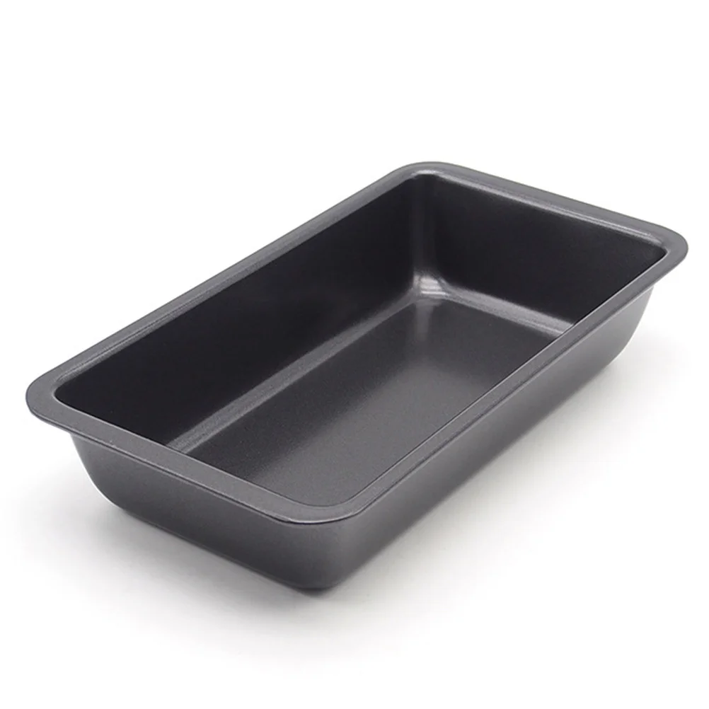 

5Pcs Rectangular Carbon Steel Cake Pan Non-Stick Bakeware Set Ideal for Home Kitchen Baking Toast Box Bread Baking Tray Oven