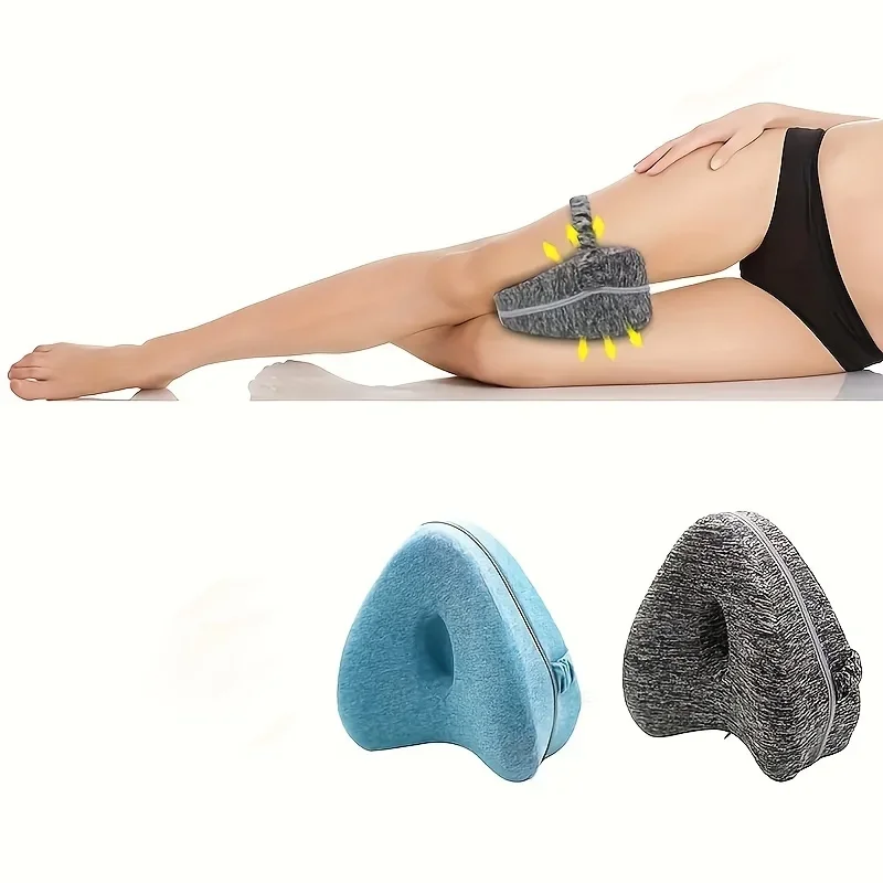 1pc Bein kissen ergonomische Seitens chlaf kissen Memory Foam Knie kissen mit Riemen für Seitens chläfer Beins tütz kissen mit Remo