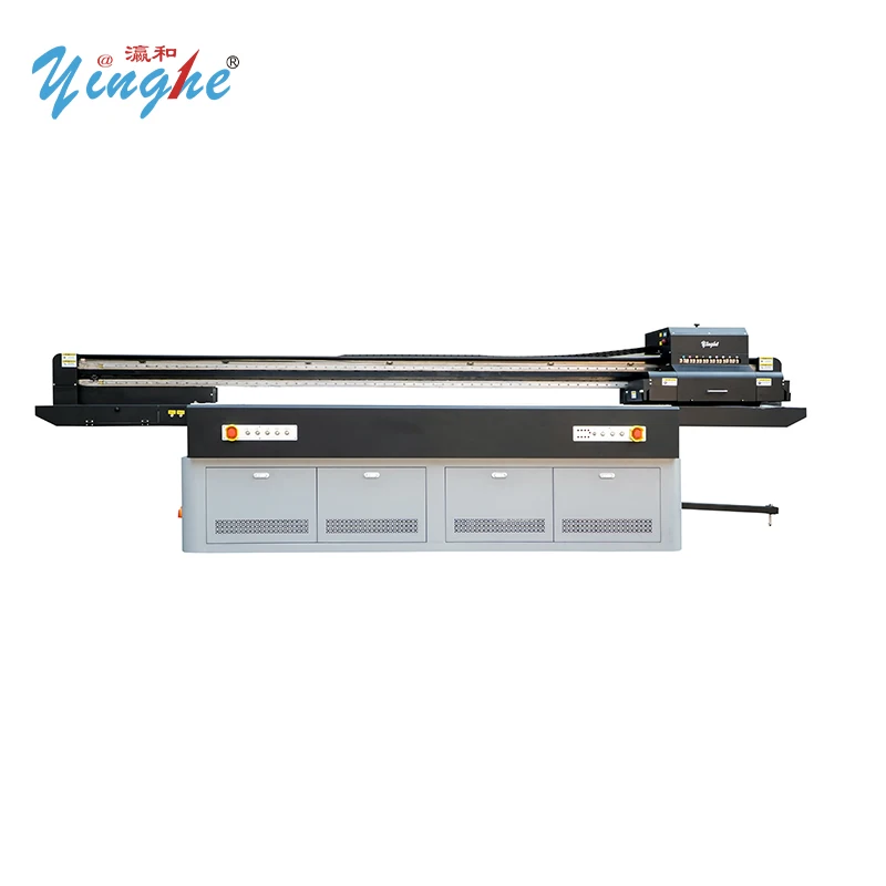 Versatile Industrial 2500mm*1300mm UV Flatbed Printer For Direct Printing On Wood Glass Acrylic Metal And Signage Materials