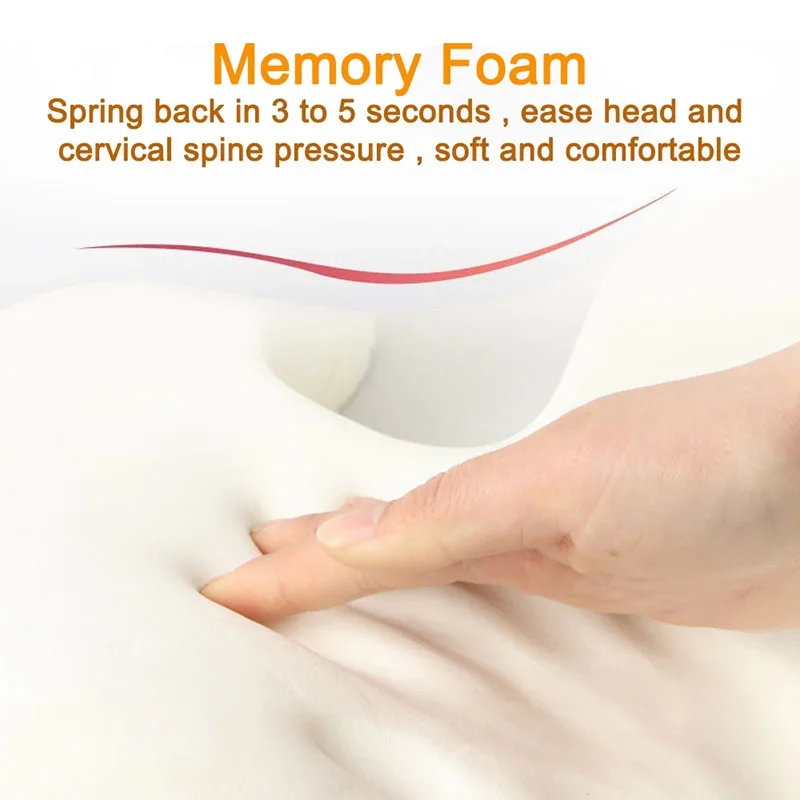 1pcs Car Neck Headrest Pillow Cushion Auto Seat Head Support Neck Protector Automobiles Seat Neck Rest 3D Memory Cotton