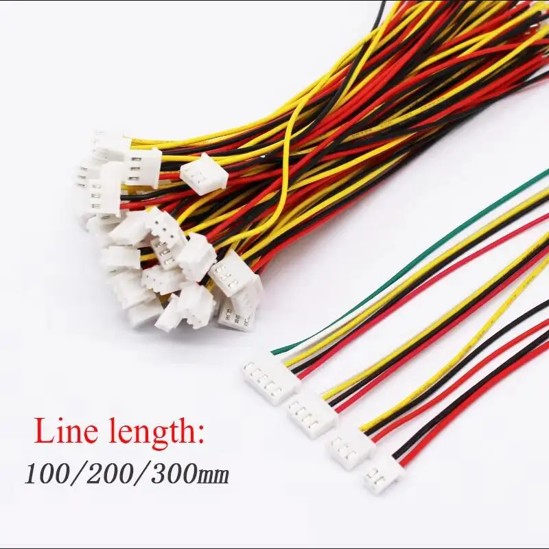 Teminal Line Small Mini PH2.54 XH2.54 2 3 4 5 6 7 8 9 10 14 16 Pin Male  Plug Jack Connector Cable30/50cm Line Electronic Wire