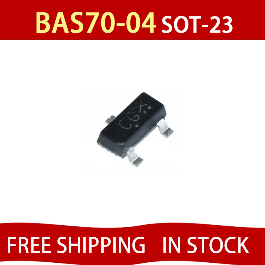 50PCS SMD Schottky Diode BAS70-04 LT1G Code CG/74 SOT23 BAS70-04 FREE SHIPPING