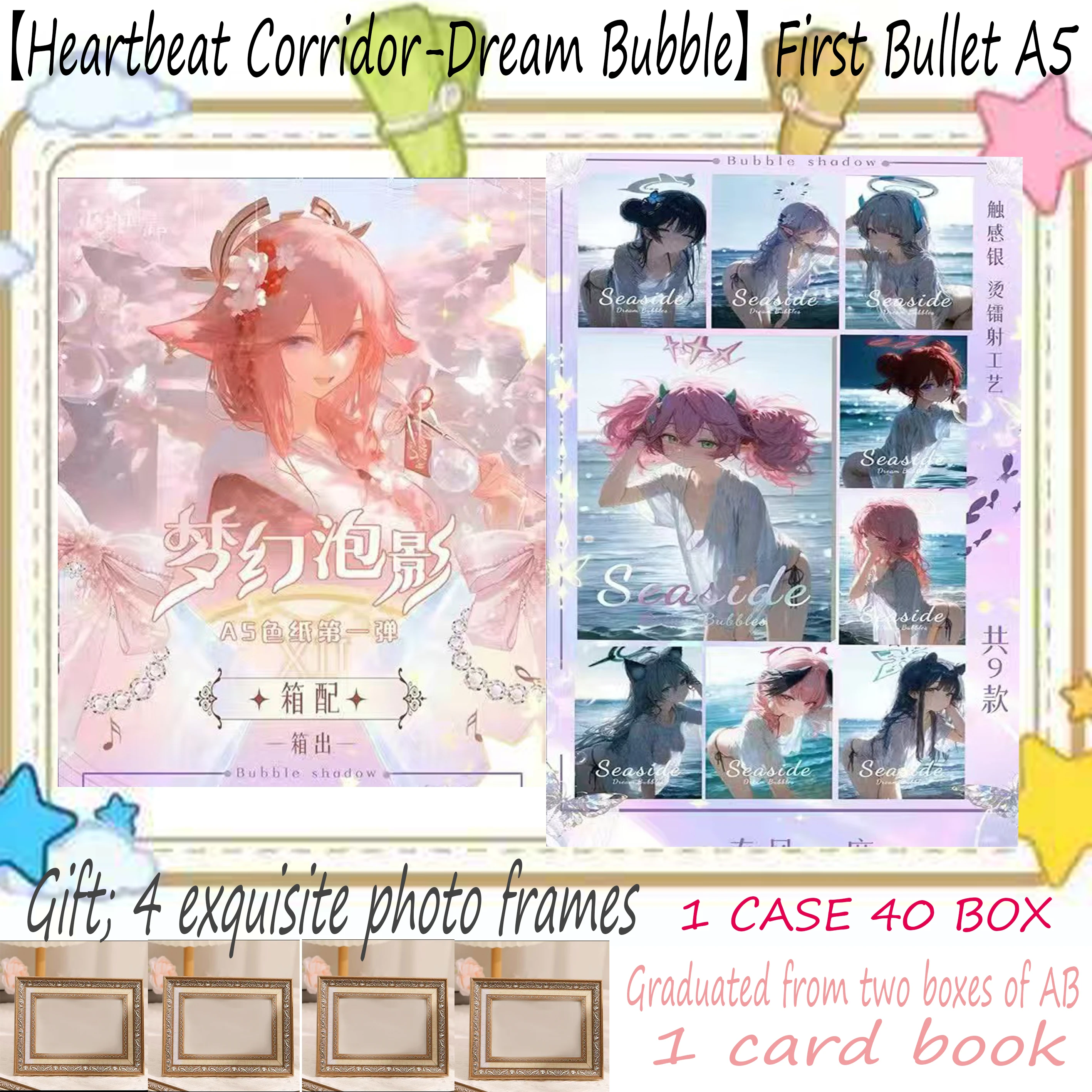 

Wholesale Goddess Story Collection Card Fantasy Bubble Game Toys Hobby Sexy Characters A5 Acrylic Wife Gift Bikini Big Tits