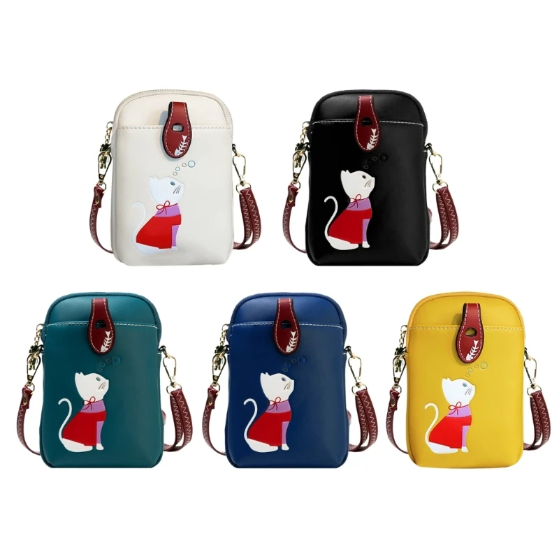 

Fashionable PU Crossbody Bag with Pattern Stylish Mini Bag for Mobile