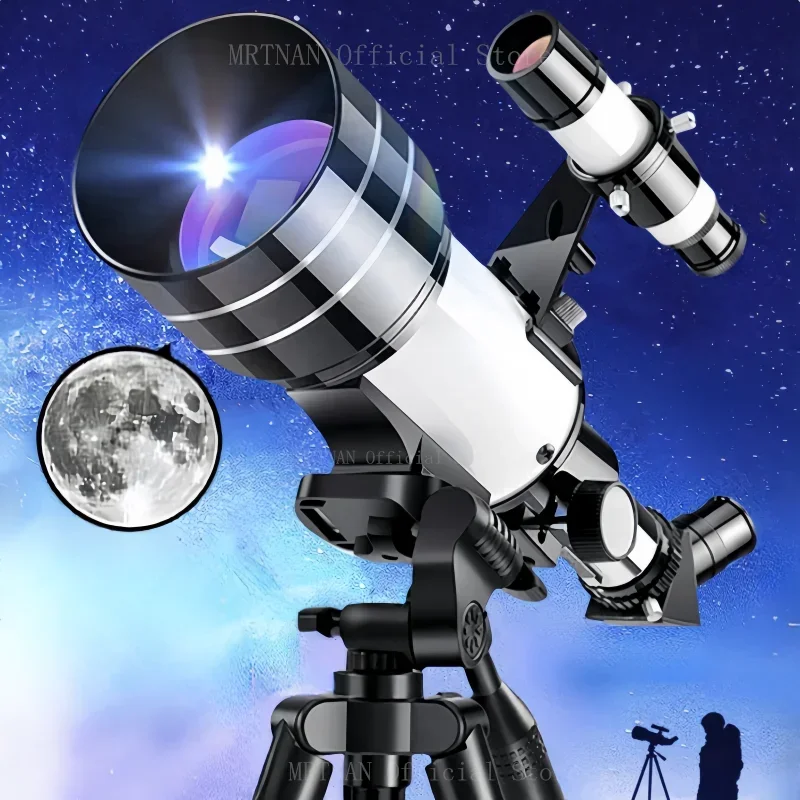 Telescopio astronómico profesional monocular nocturno para acampar