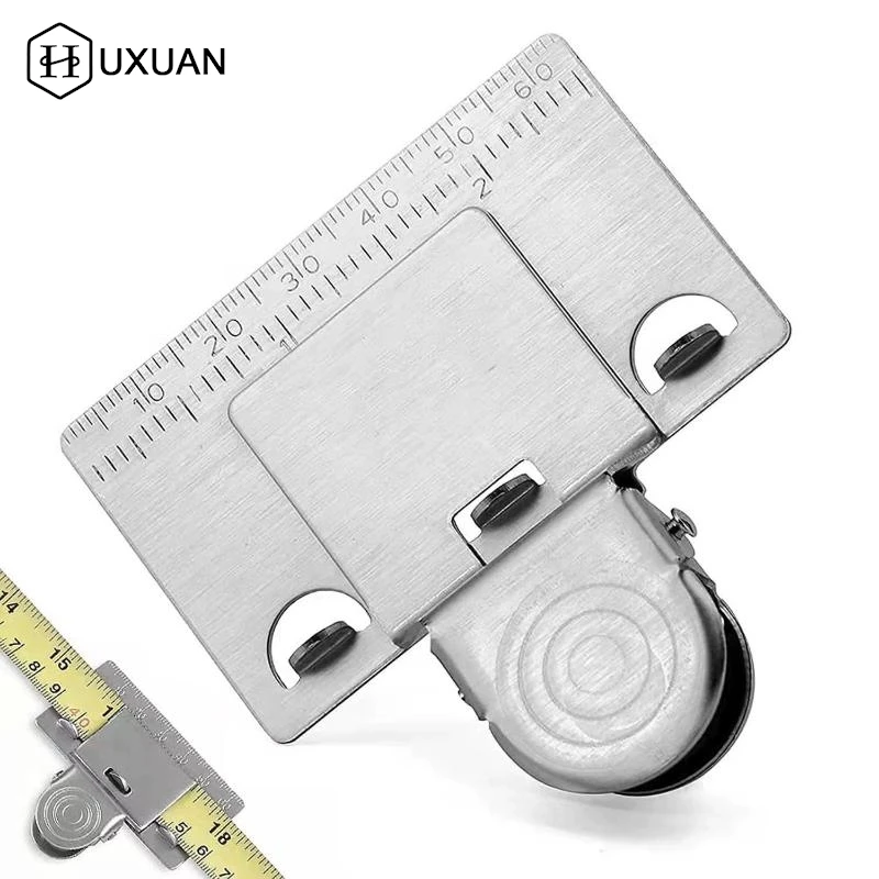 【W】1/2/3/4Pcs Metal Measuring Tape Clip Holder Precise Measuring Tool For Woodworking Positioning Easy To Mark Scribing Drawing
