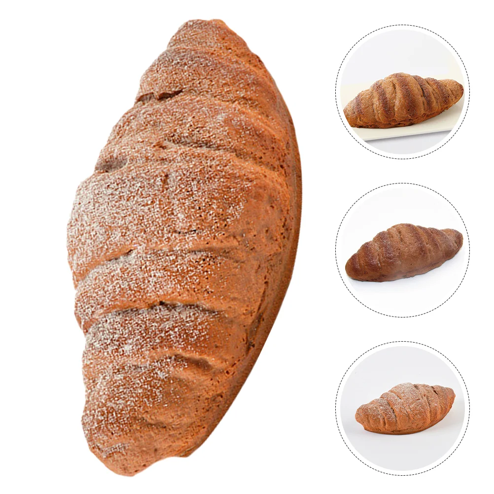 Simulation PU Bread Realistic Simulation Croissant Model Decoration Photo Prop fake bread Bread Model