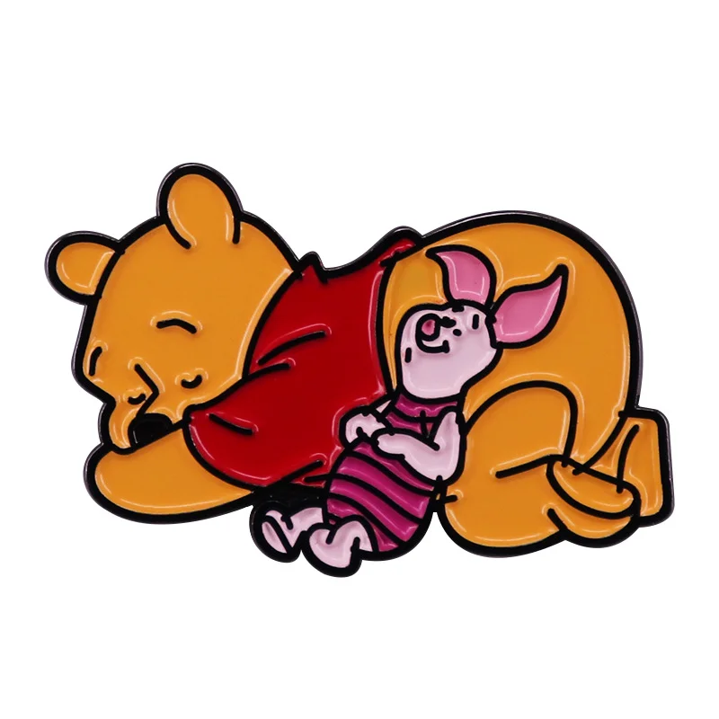 Kawaii Bear Pins for Backpacks Lapel Pins Cute Badges on Clothes Enamel Pin Jewelry Accessories Brooches for Briefcase Gift