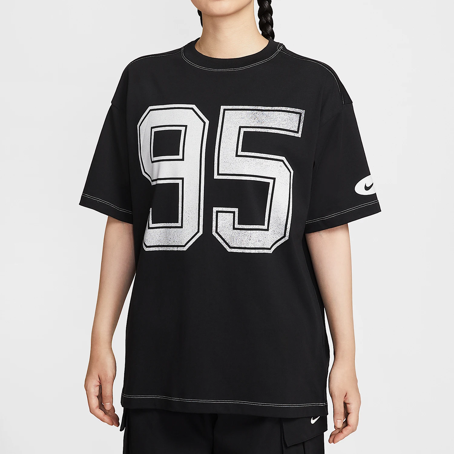 

Nike Genuine 2025 Women's Printed Loose T-Shirt HV4973-010