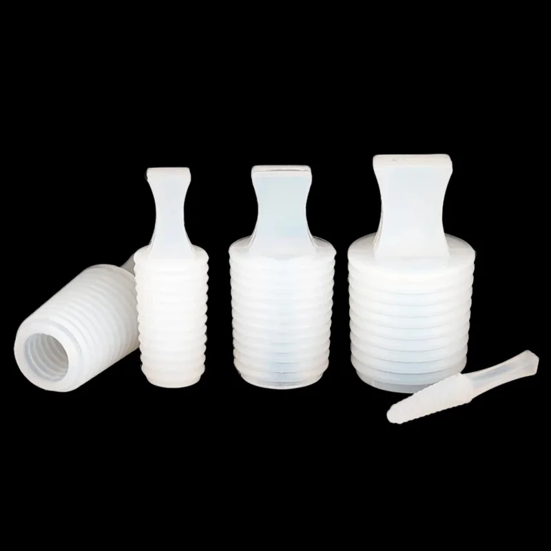 Silicone Plug for Screw Holes High-Temperature Resistant Thread Sealing With Handle Plugs Sandblasting Anodizing