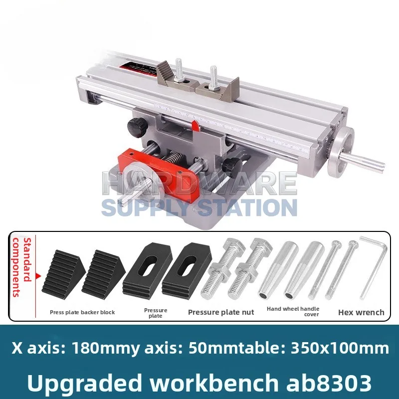 

Многофункциональный прецизионный кареточный стол с перемещением по осям XY для домашнего использования, подставка для электродрели для сверления по дереву