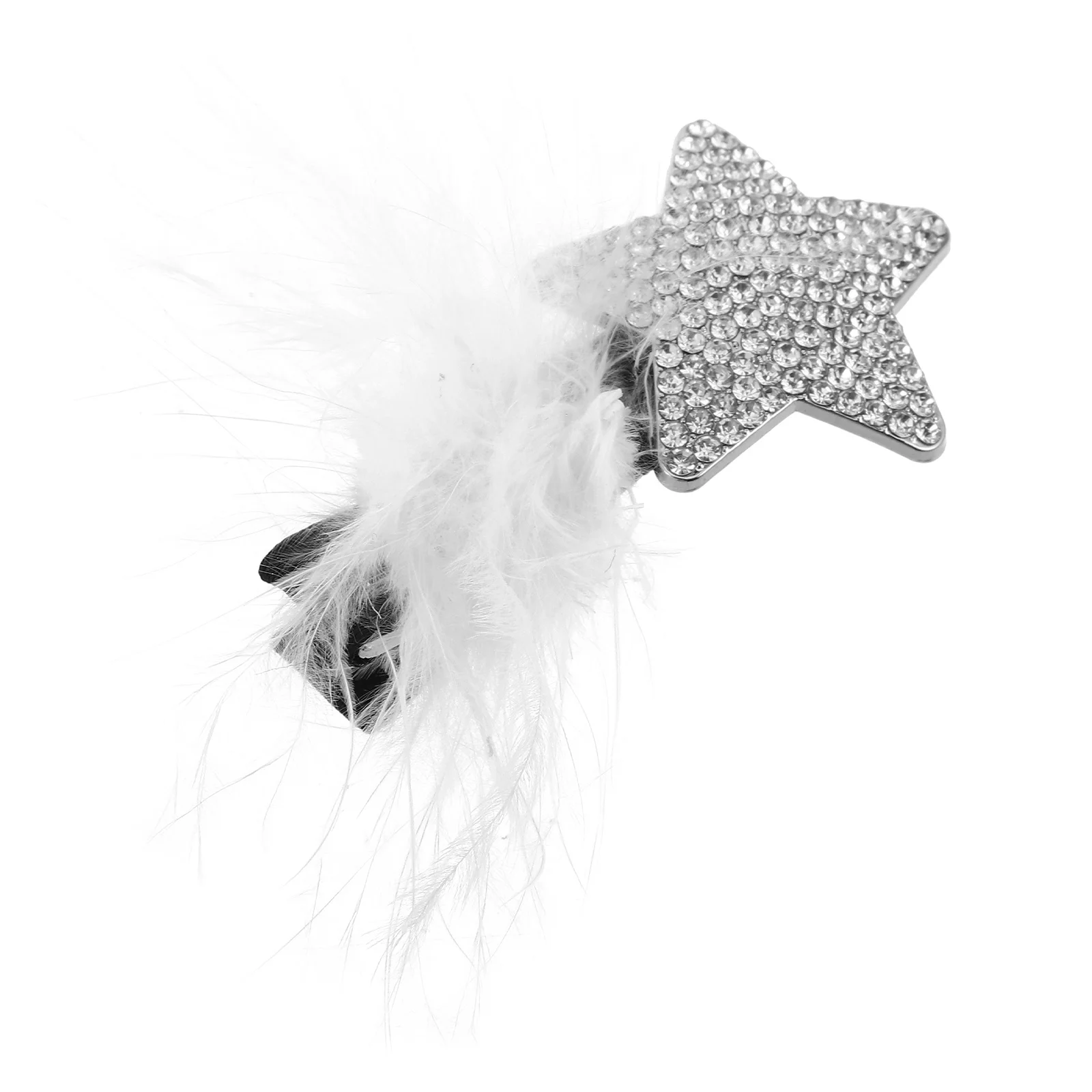 

Ethereal Star Hair Clip for Women Versatile Side Duckbill Clip Reliable Metal Material Party Wedding Hair Decoration Accessory