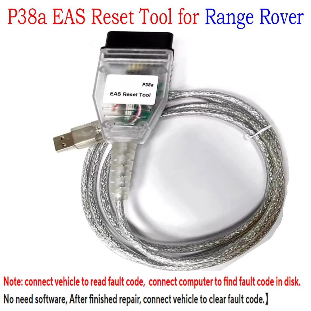 for Range Rover EAS Reset Tool P38a  Electronic Air Suspension OBD II Interface Clear Read Stored Faults Codes Diagnostic Tool