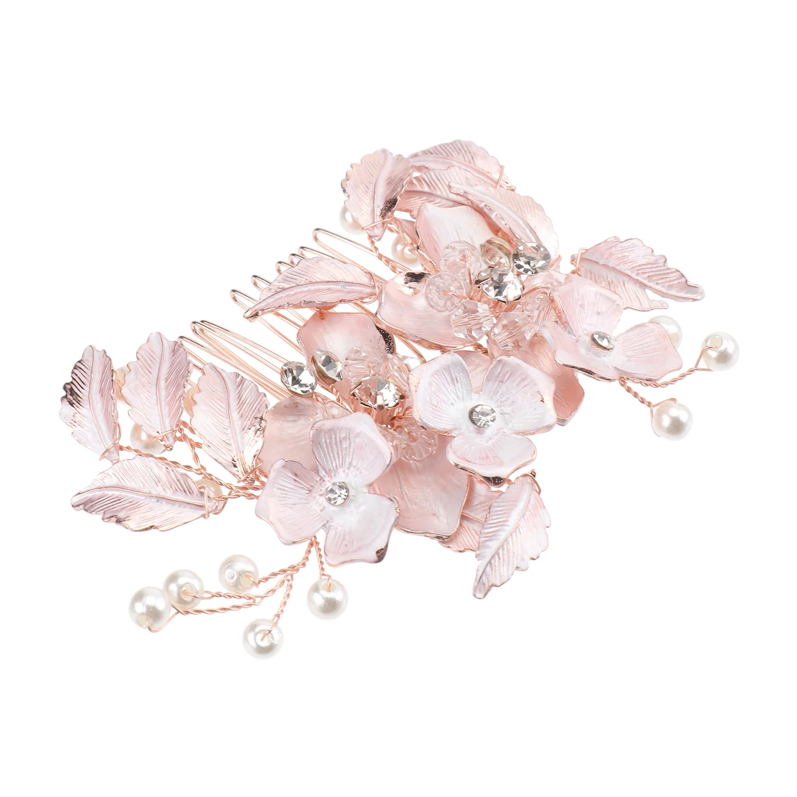 1 قطعة مشط شكل زهرة أنيقة كريستال غطاء الرأس الزفاف للنساء الزفاف أغطية الرأس الزفاف موضة لامعة أغطية الرأس الإكسسوار #3