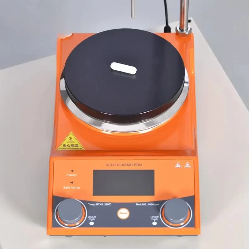 New Equipment Magnetic Hotplate Stirrer Magnetic Stirrer Mixer with Stir Bar Laboratory Heating Equipments 4