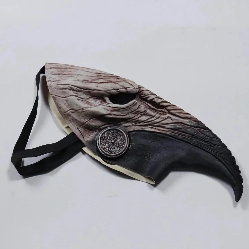 Steampunk Pest Arzt Maske Cosplay lange Nase Vogel Schnabel Latex Masken für Halloween Party Geschenke & Requisiten – Detail 5