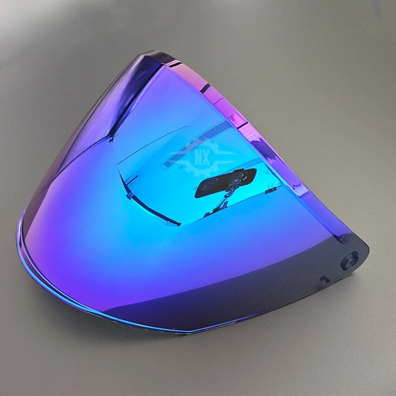 UV‑Protective Electroplated Replacement Visor, Day‑Night Universal Lens Compatible with LS2 OF626 Three‑Quarter Helmet