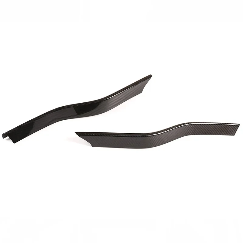 Red Carbon Fiber Rear Bumper Splitter Lip Diffuser Sport Supercar Exterior Trim Parts