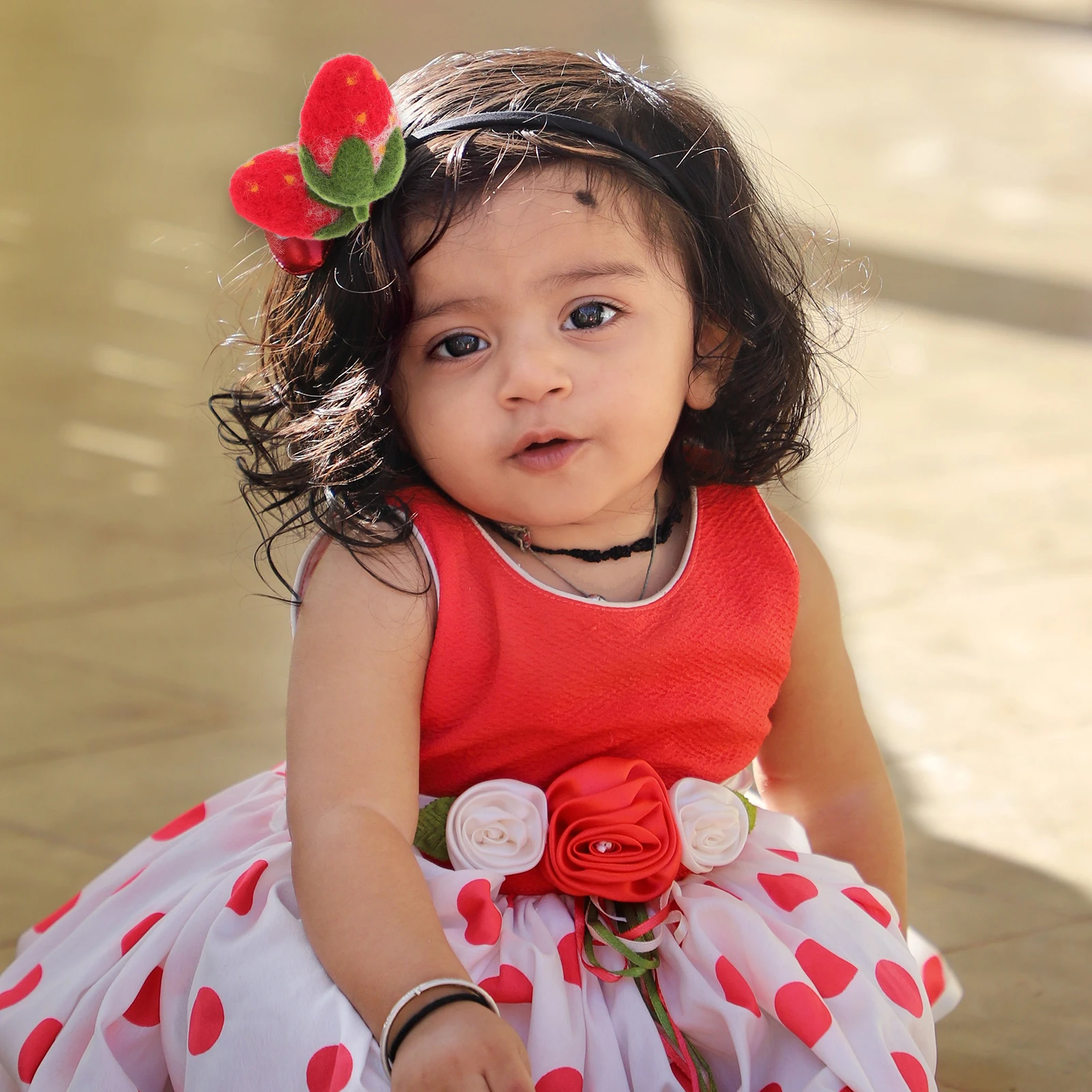 

5 Pcs Felt Strawberry Hairpin Accessories Bright Color Lovely Design DIY Hairband Decorations Clothing Accessories Gifts