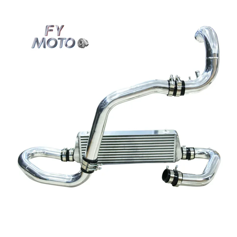 High Flow Front Mount Intercooler Kit For VW MK4 Golf GTI 1.8L Turbo With Aluminum Charge Pipes Tuning Accessories