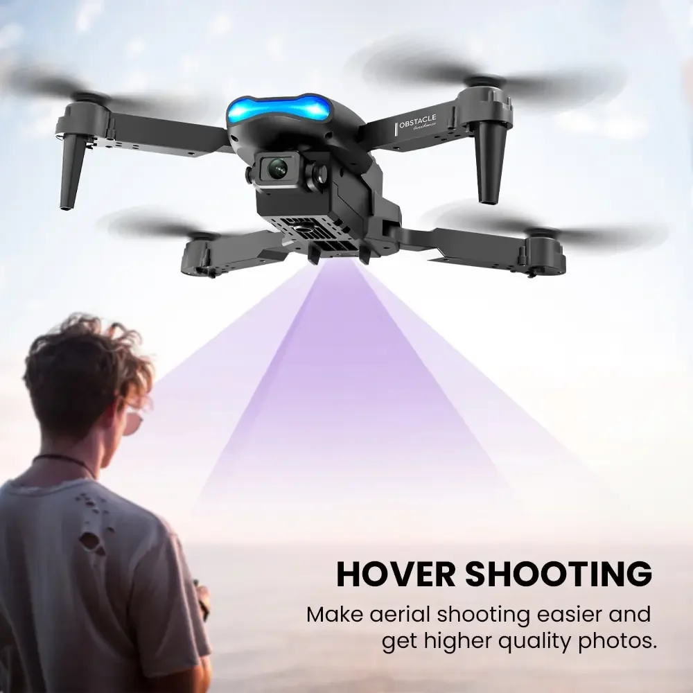 PYLV E99 4K Drone professionale doppia fotocamera con WiFi 5G FPV fotografia aerea pieghevole evitamento ostacoli Quadcopter Dron Toys