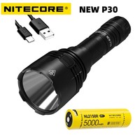 NITECORE NEW P30 Waterproof Flashlight XP-L HI V3 LED Tactical 1000 Lumen 8 Working Modes Hunting beam distane Torch Searchlight