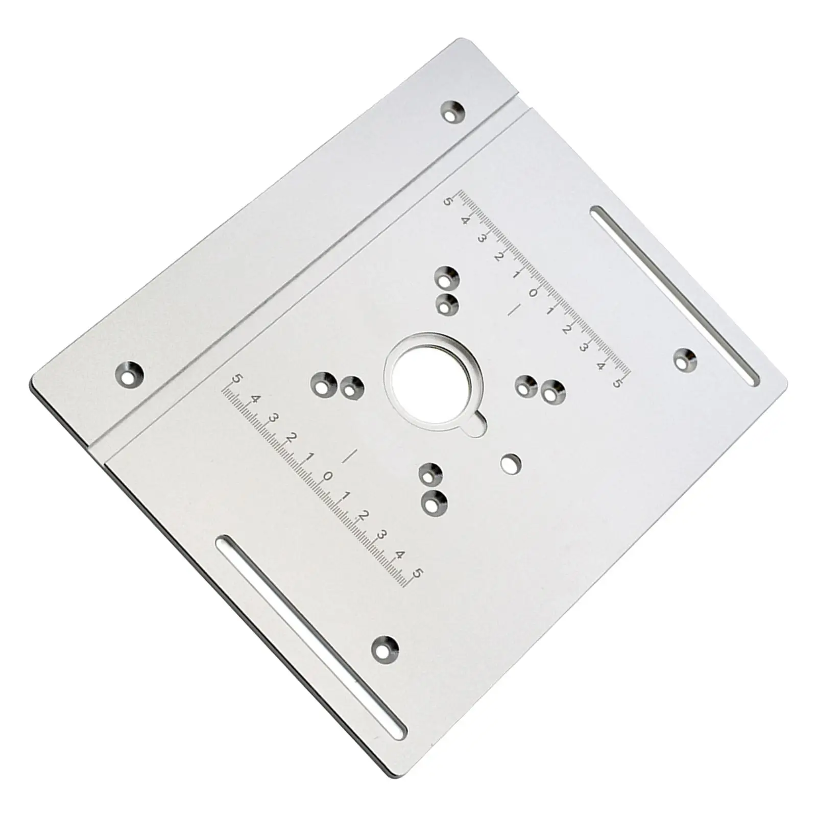 Aluminum Router Insert Plate for Woodworking Trimmer Table Tools Rectangular Plate Easy Install Change Bits