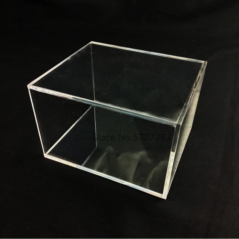 High Transparency Acrylic Small Box Without Lid For Desktop Storage Case Home Decorative Vase Mini Fish Tank