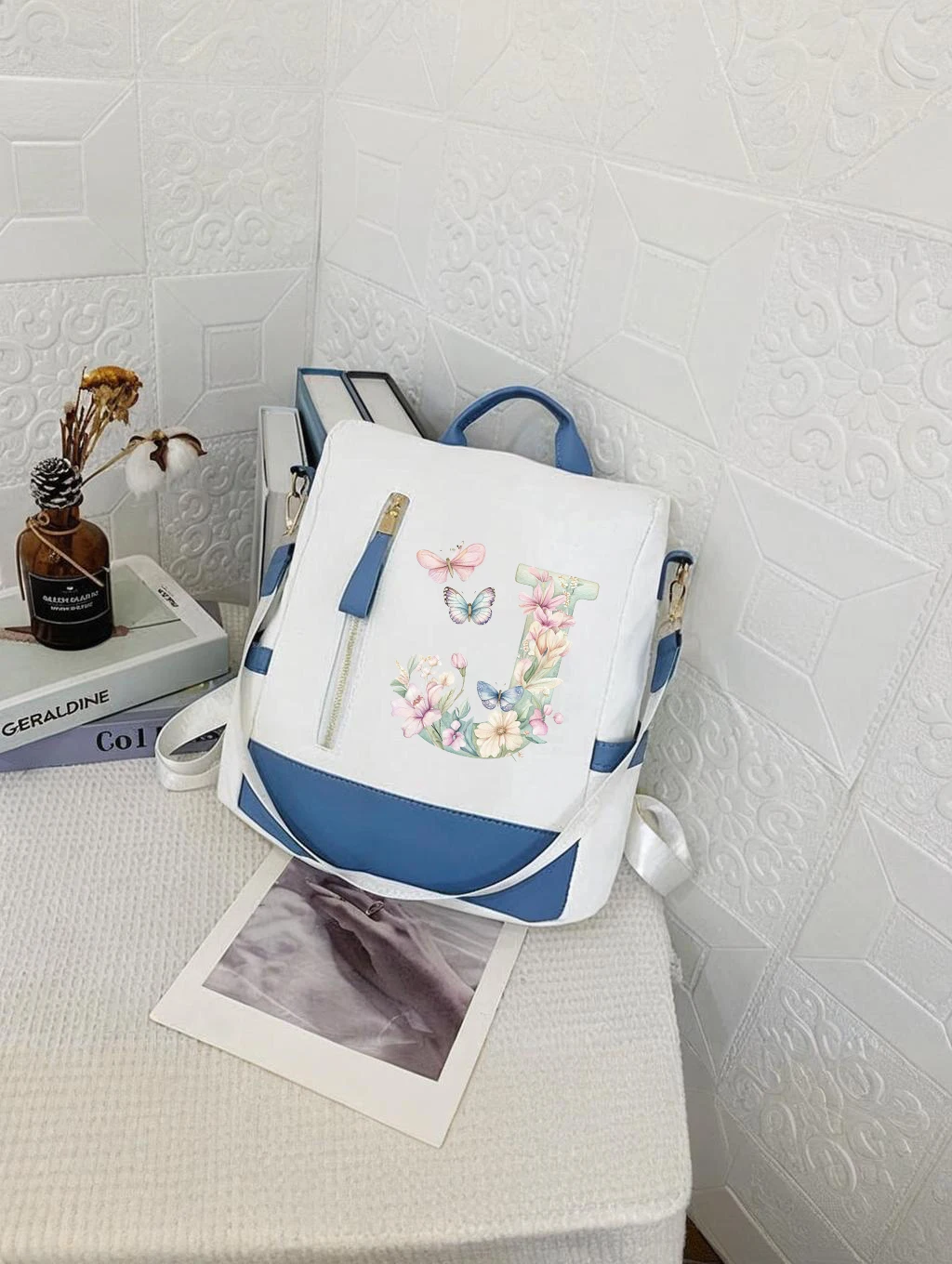 Multifunctional Fashion Backpack with Customizable Letters, Lightweight Handbag, Lightweight Fashionable Student Backpack, Fashionable Multifunctional Backpack for Outdoor Travel, Waterproof Small Backpack Anniversary Gift, Birthday Gift, Mother's Day Gift, Father's Day Gift, Best Friend Gift, Gift for Mom/Man's Gift, Gift for Her/Sterious Gift, Gift for Girlfriend/Friend/Friend