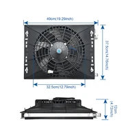 Compresseur électrique universel 404 pour voiture, climatisation et chauffage 12V/24V pour camion, unité de climatisation pour camping-car 4
