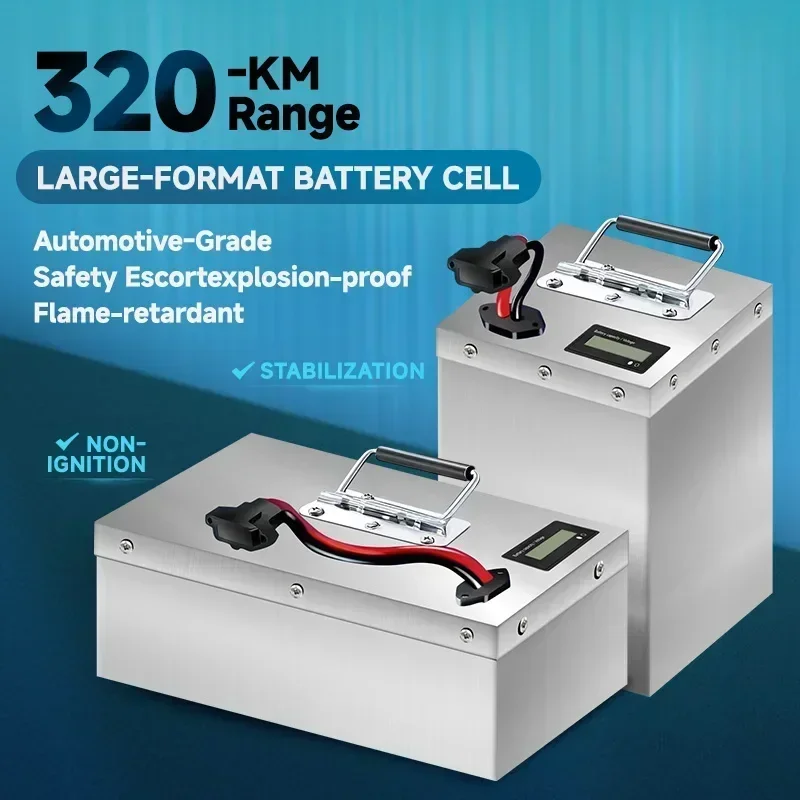 

48V electric vehicle lithium battery 60v72v40A 60AH80AH tricycle lithium iron phosphate battery pack