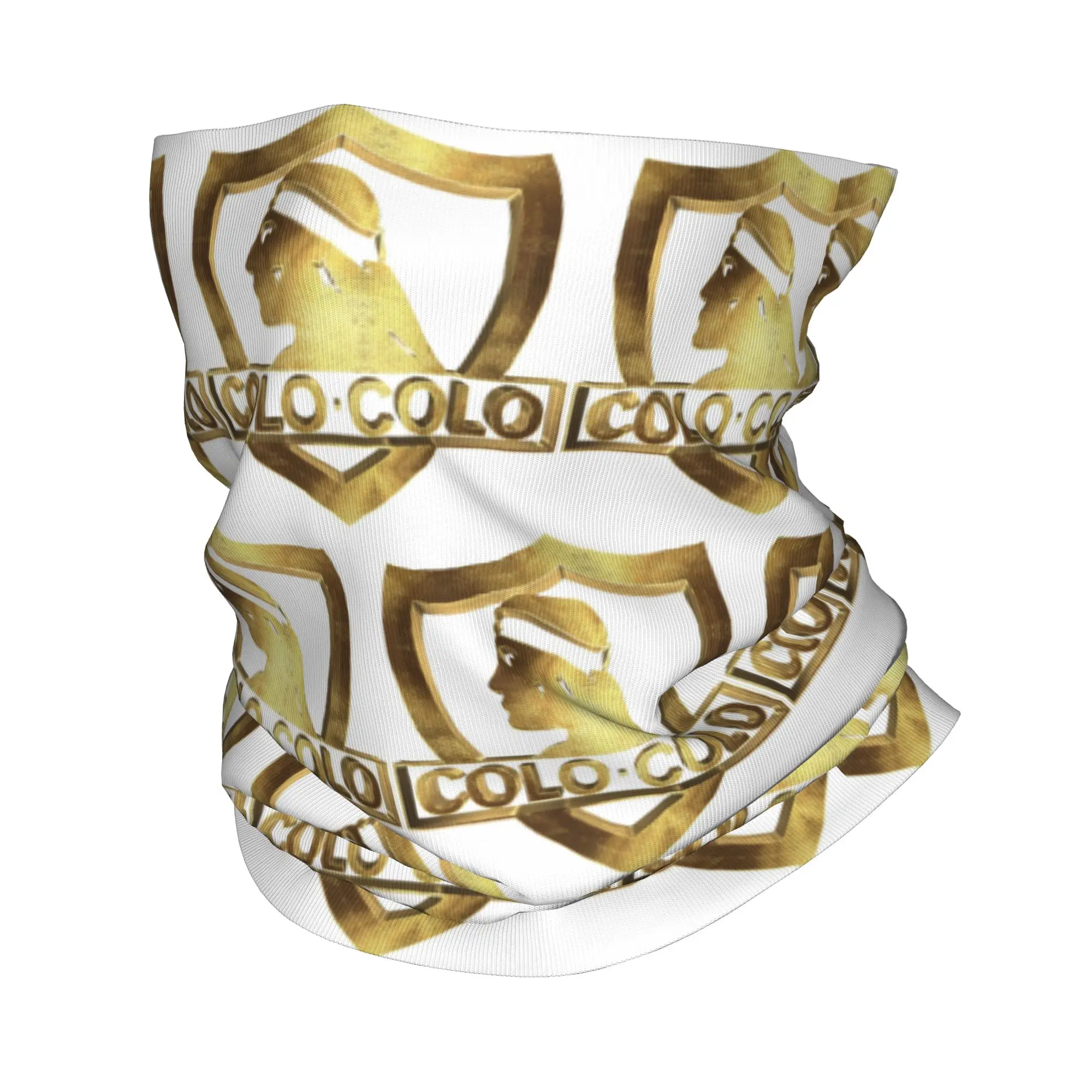 My Golden Santiago Football Colo Barra Brava Chile Bandana Neck Cover Printed Wrap Mask Scarf Face Mask Outdoor Sports For Adult