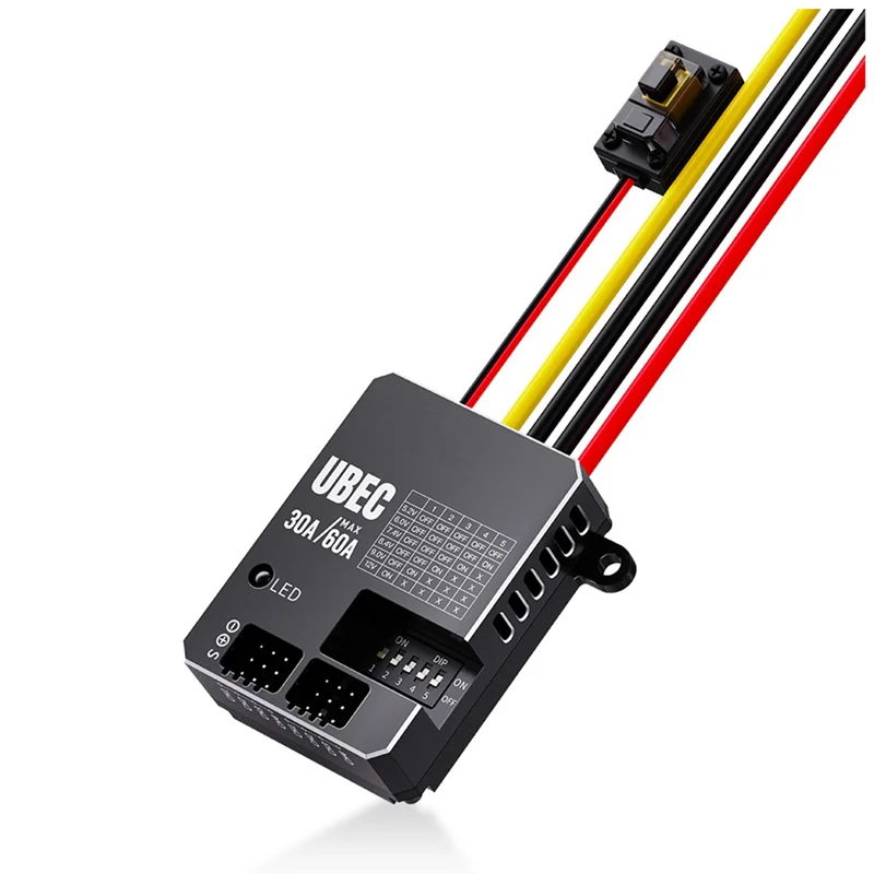 

30A HV UBEC Power Voltage Regulator Module 3-18S 5.2/6/7.4/8.4/9/12V Adjustable For RC Car Accessories-ABIU