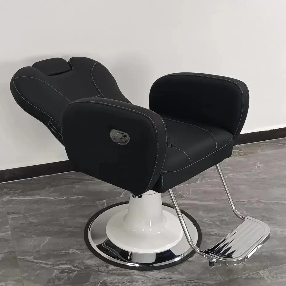 Oil Head Reclining Chair Hair Saloon Dedicated Hot Dyeing Chair Shaving Hairdressing Chair