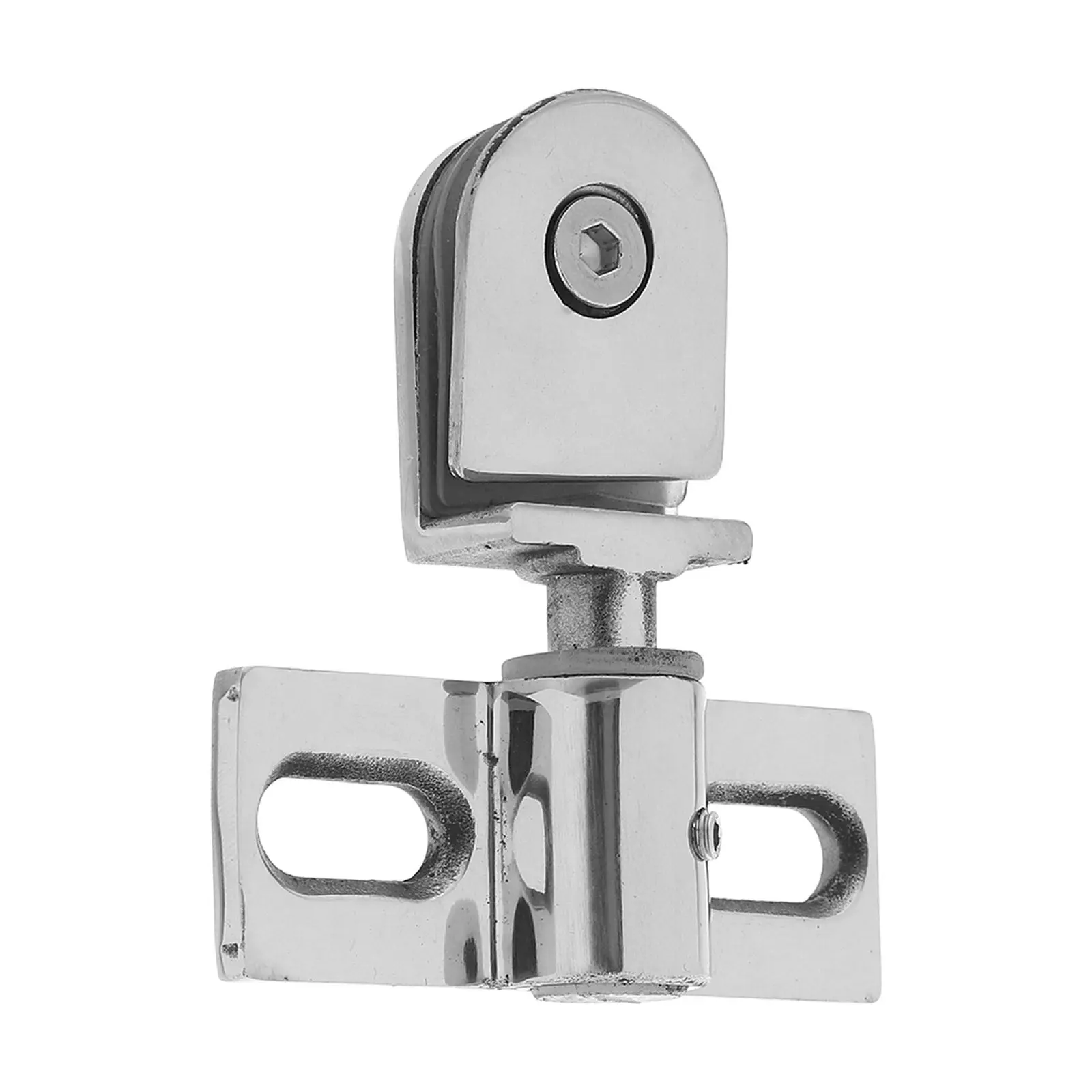 1Set Pivot Hinge for Glass Shower Doors Thickened Stainless Steel Sturdy Bathroom Hardware Modern Aesthetic Seal