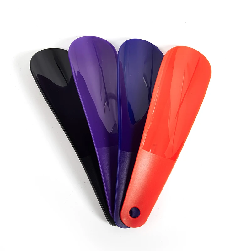 1PCS Plastic Light Shoehorn Lazy Shoe Helper Long Handle Shoes Lifter Shoehorn Durable Convenient Labor-saving Flexible Sturdy