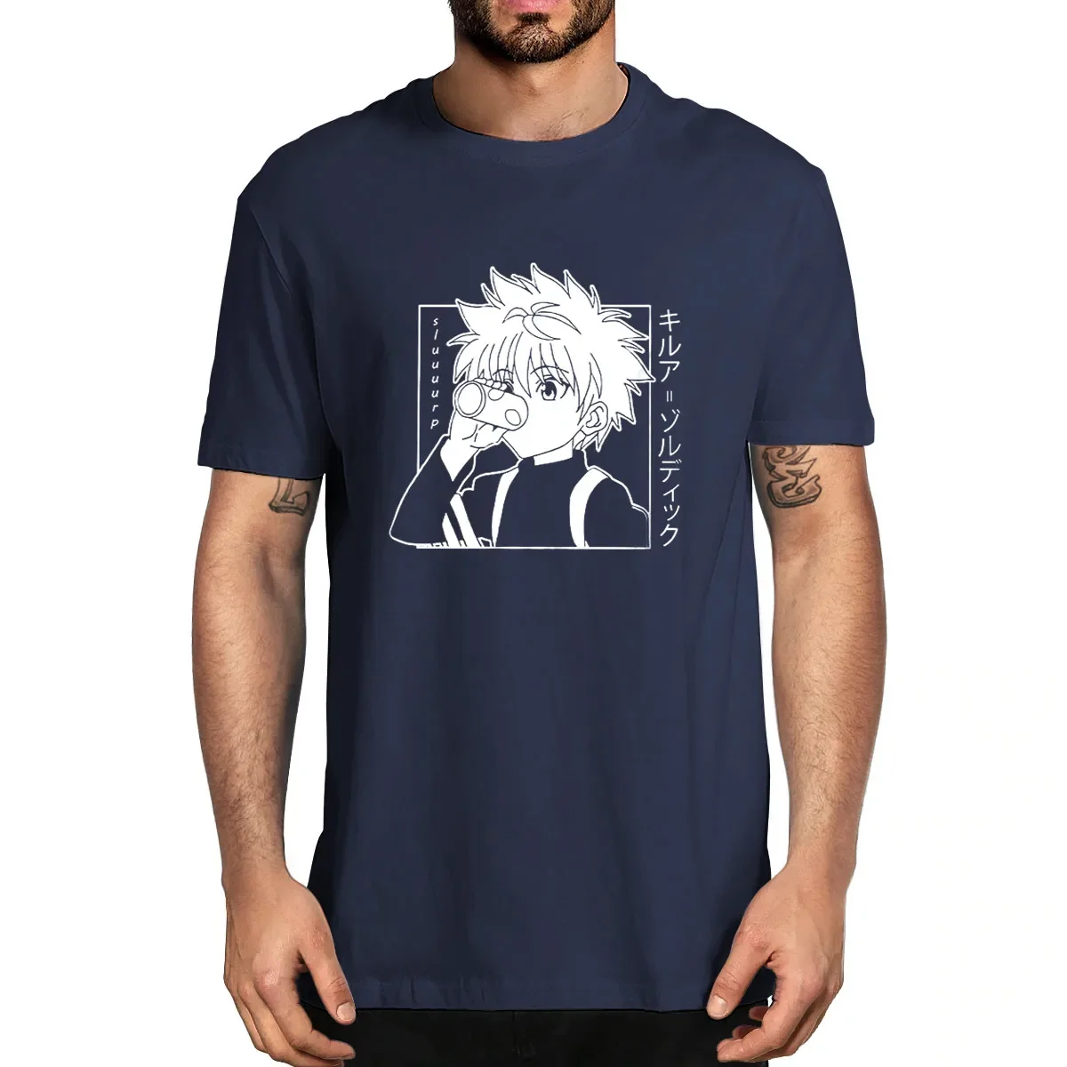 Unisex Cotton Kawaii Hunter X Hunter Tshirt Killua Zoldyck Summer Men's Novelty T-Shirt Harajuku Streetwear Women Anime Mang Tee