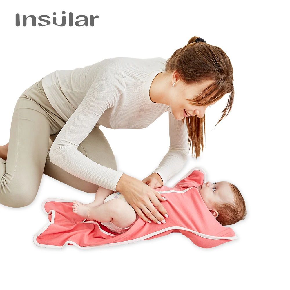 INSULAR New Cotton Baby Sleeping Bag Four Seasons Zipper Bags Newborn Baby bags Wrap Sleepsacks Baby Bedding Swaddling Sleepwear