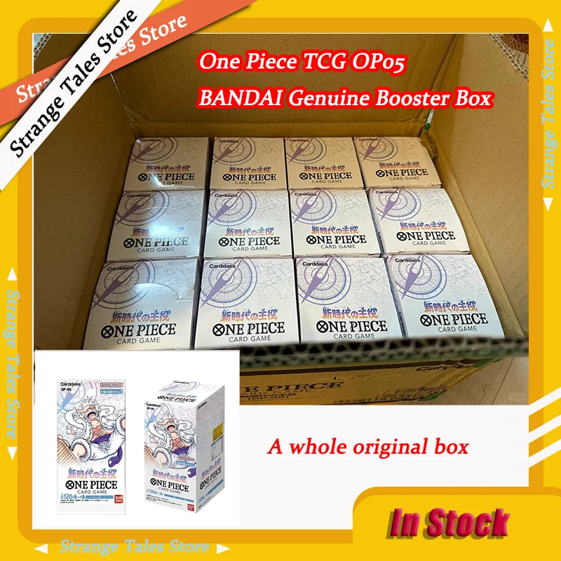 

Цельная TCG OP05, оригинальная коробка-усилитель, японская герметичная коробка для карт, Луффи, главный герой новой эпохи, коллекция OPCG, игровые карты, игрушки
