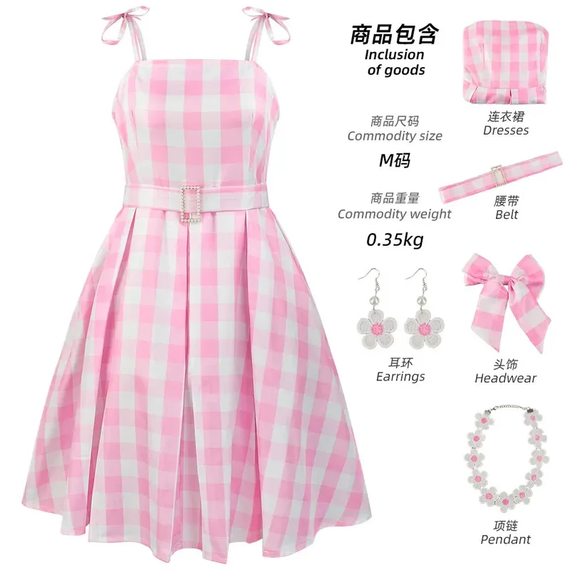 Movie Barbiee Cosplay Costume Halloween Princess Dress Delancy Princess Outfit Women School Uniform Top Skirts Carnival Party