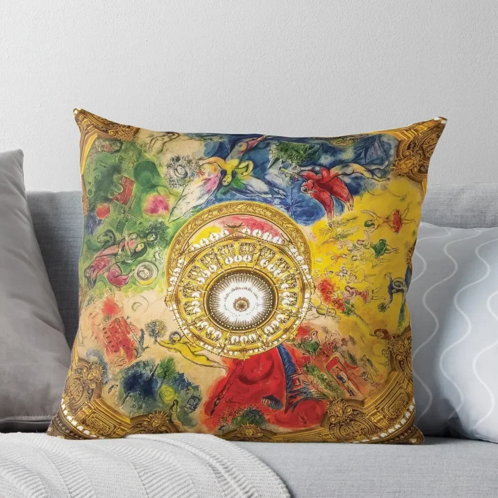 Chagall Brilliance Throw Pillow pillows decor home Decorative Sofa Cushions Pillow