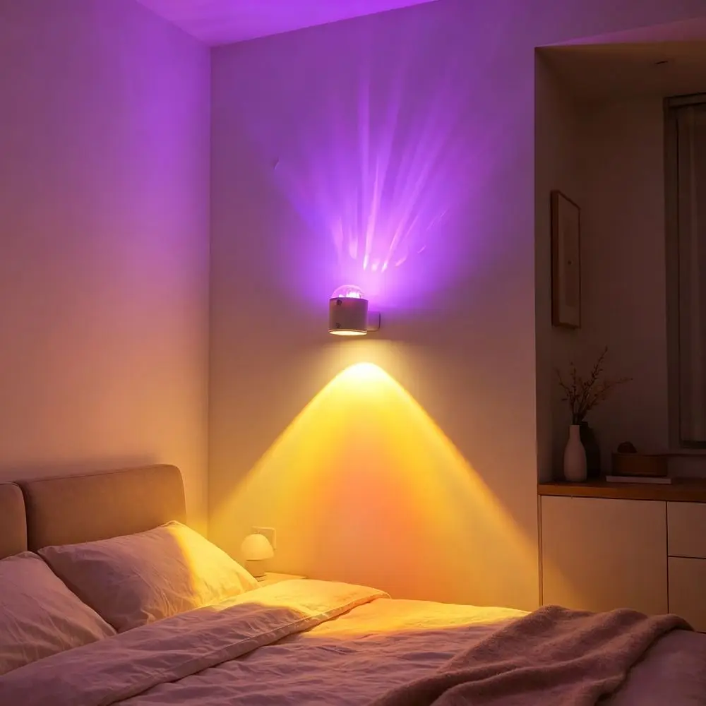 

No Wiring Rechargeable Spotlight Rechargeable Wireless Remote Magnetic Wall Lamp Hill Shape No Drilling