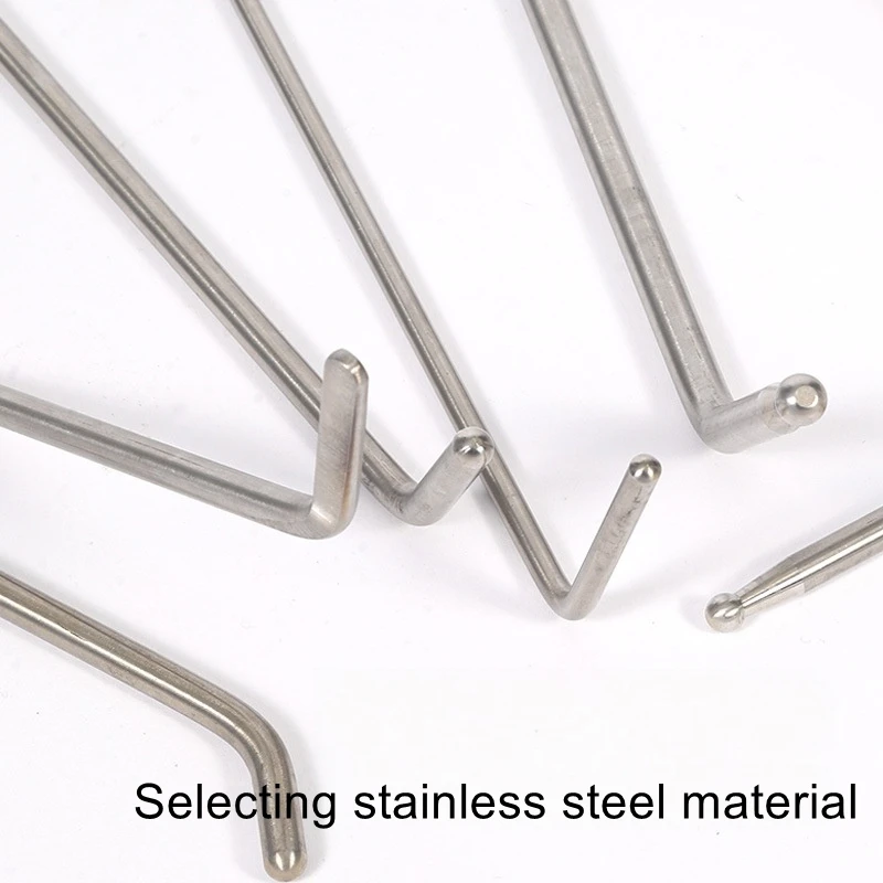 Car Body Panel Dent Repair Tool Set—Multi-Head Stainless Steel Pry Bar Set for Dent Repair