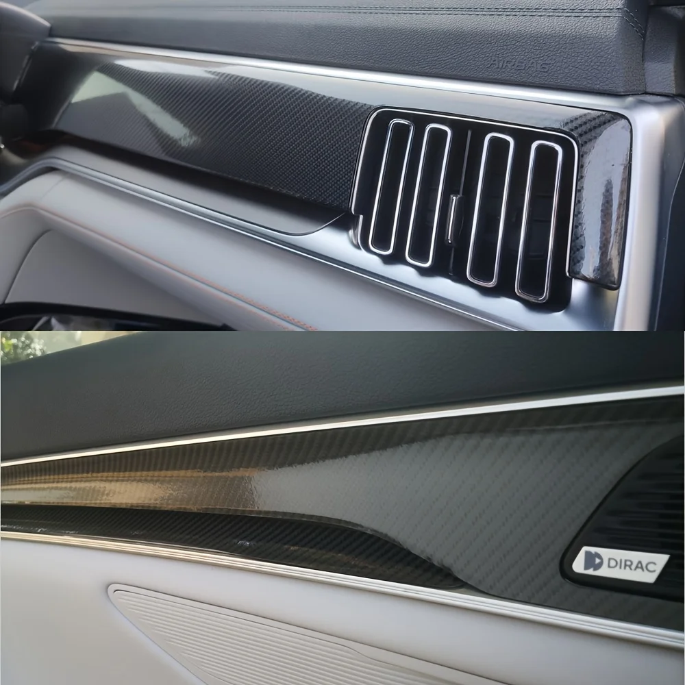 

for BYD Song Plus EV from 2020-2024 Interior Control Panel Door Handle 5D Carbon Fiber Stickers Decals Car styling Accessorie