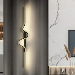 Modern Bedside Led Wall Lamps For Living Room Stairs Office Loft  Bedroom Interior Wall Light Fixture Wall Lamp Home Decr