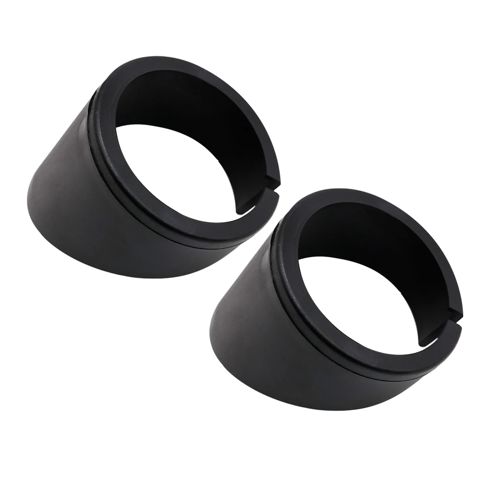 

2pcs Car Gauge Shield Durable Metal Instrument Visor Universal Fit Single Hole Dashboard Mount Plastic Meter Cover Sunshade