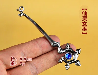 Alloy Miniature Weapon Soul Staff Scepter Model Toy Scene Equip Action Figure Soldier In Stock For Fans Collection