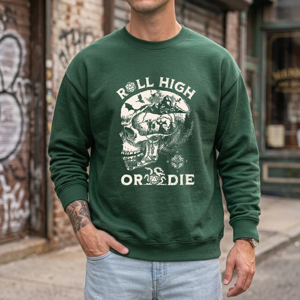 Felpa con motivo a teschio DND - Winter Clothing Dnd recensione e prezzo